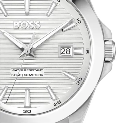 Hugo Boss Strike Men's Watch With Silver Dial